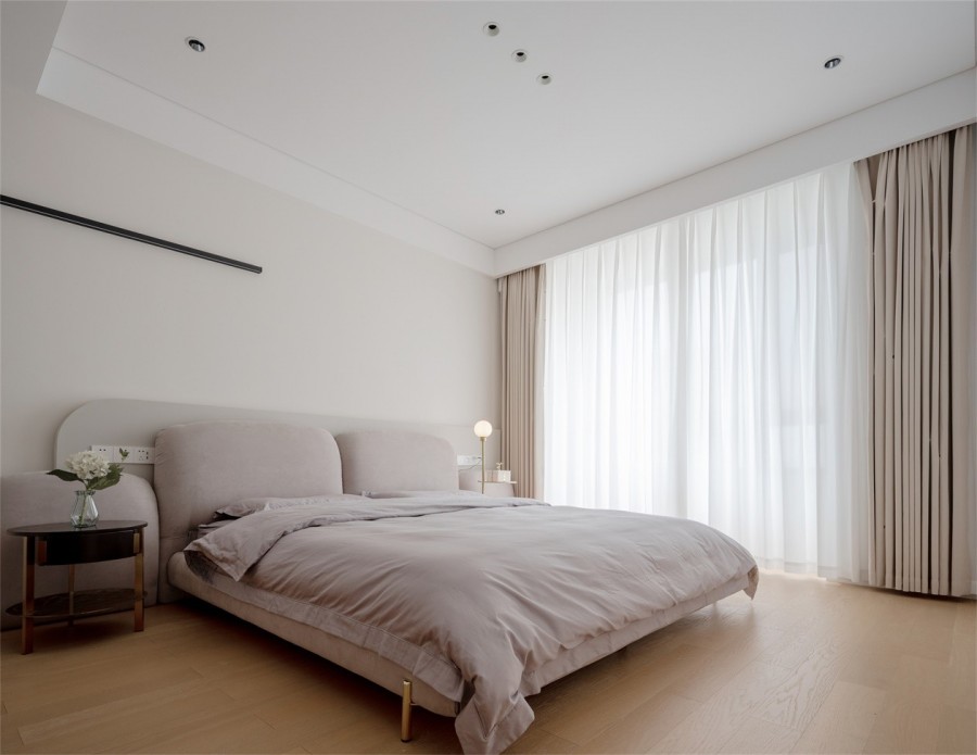 現(xiàn)代簡約風格三居室臥室裝修效果圖