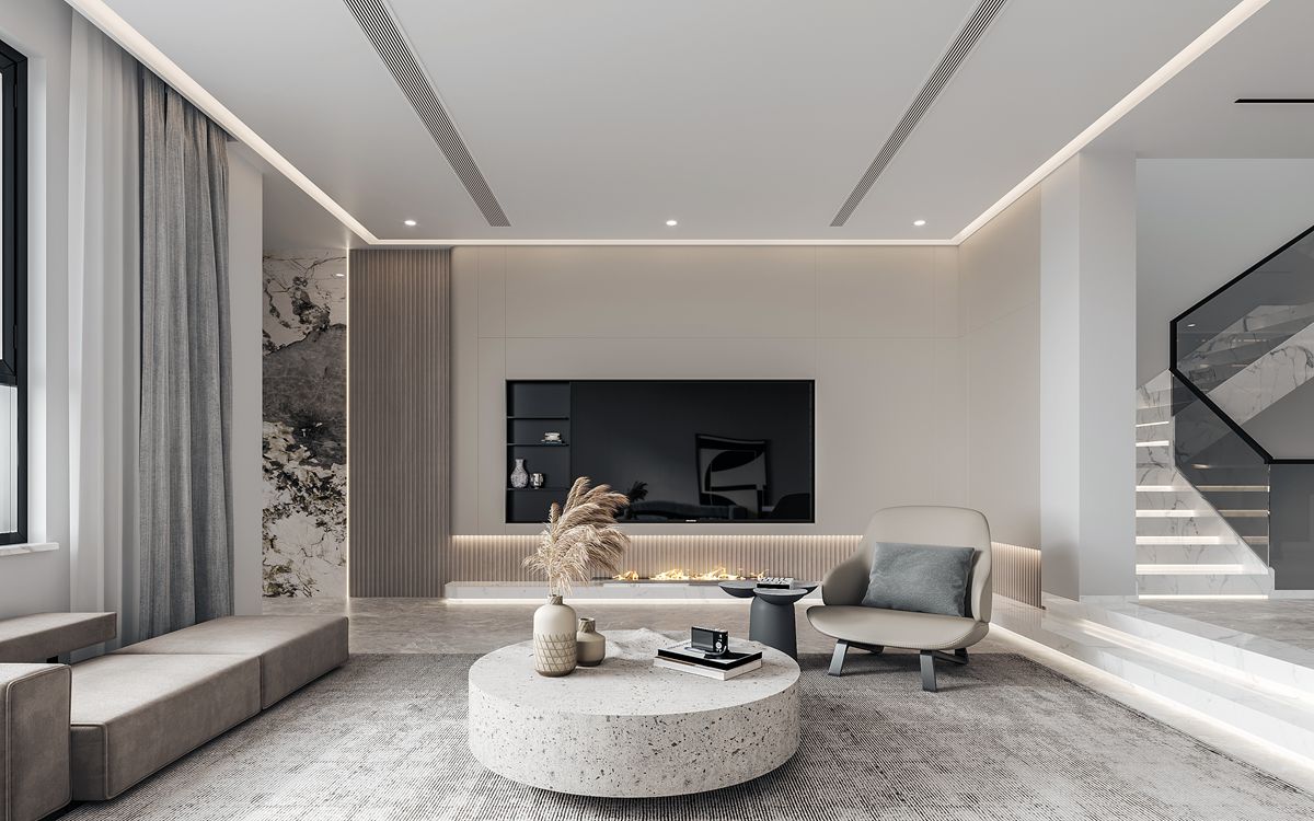 優山美地 現代簡約風格3D全景圖