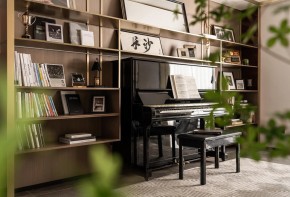 混搭風(fēng)格四居室書(shū)房裝修效果圖