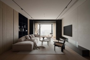 現(xiàn)代簡約風格三居室客廳裝修效果圖