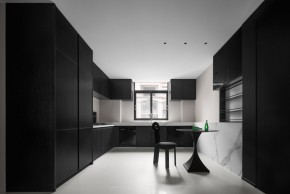 現(xiàn)代簡(jiǎn)約風(fēng)格三居室廚房裝修效果圖