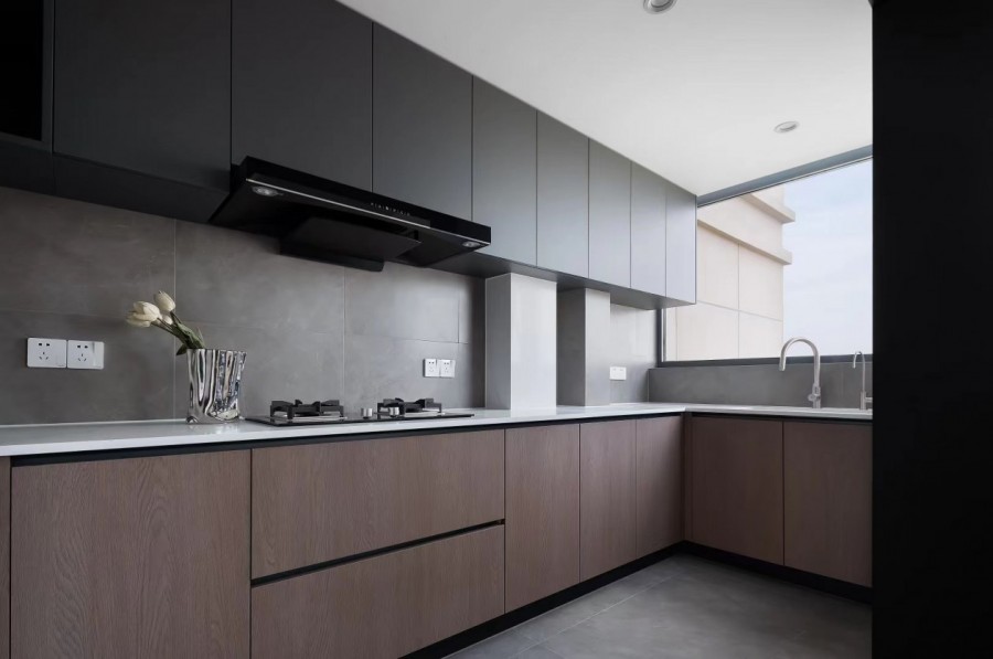 現代風格別墅廚房裝修效果圖