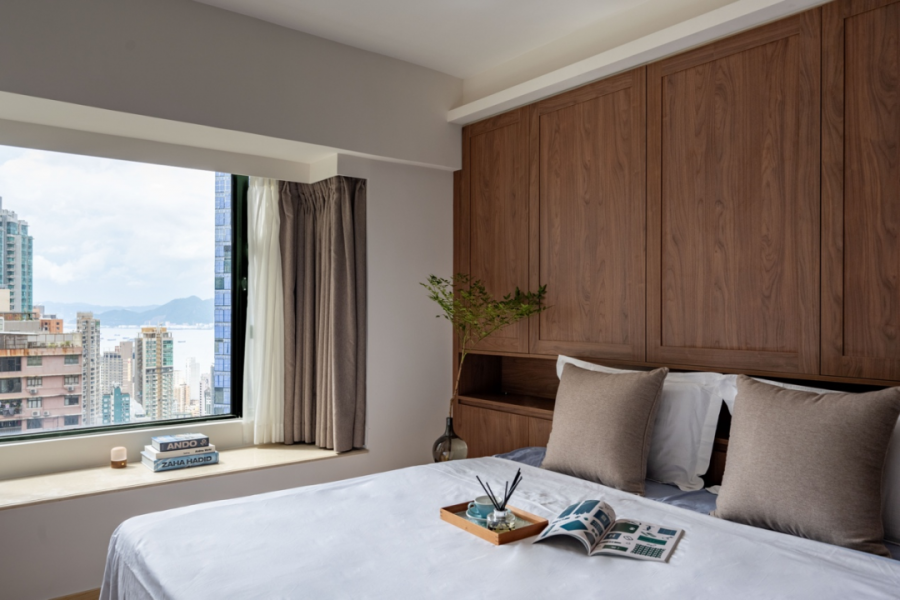 簡(jiǎn)約三居室主臥效果圖