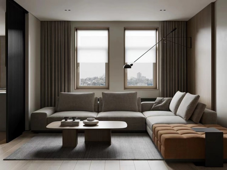 現代簡約三居室裝修效果圖