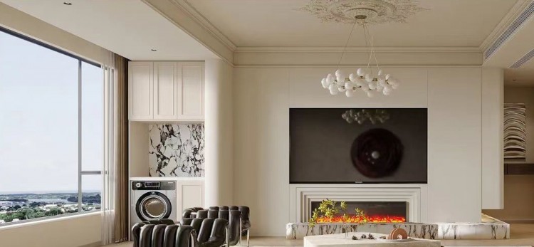 現(xiàn)代簡(jiǎn)約兩居室裝修效果圖