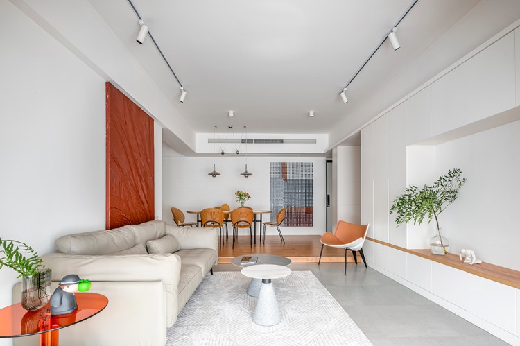 現代北歐三居室裝修效果圖