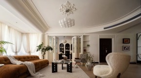 法式復古四居室客廳1裝修效果圖