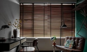 復古美式三居室書房裝修效果圖