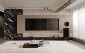 現代意式三居室客廳裝修效果圖_副本