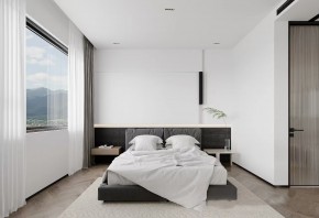 現代簡約大平層臥室裝修效果圖