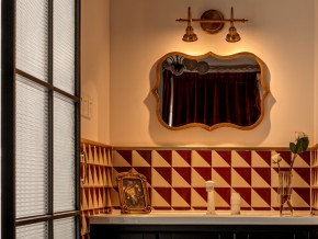 法式復古三居室衛生間裝修效果圖