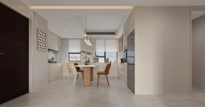 現代簡約三居室餐廳1裝修效果圖