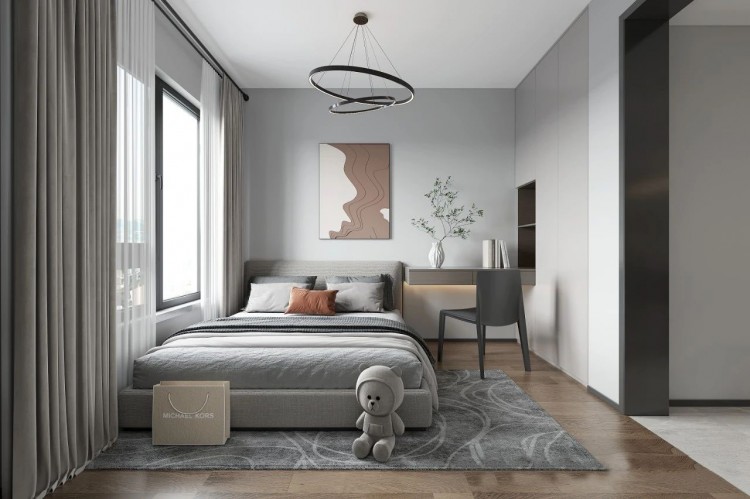 現代簡約三居室兒童房裝修效果圖