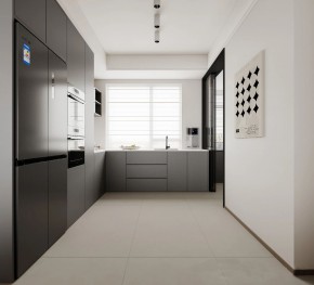現代簡約三居室廚房裝修效果圖