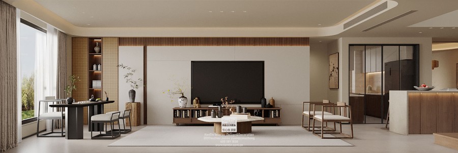 雅戈爾泊爵宋式美學復試裝修效果圖