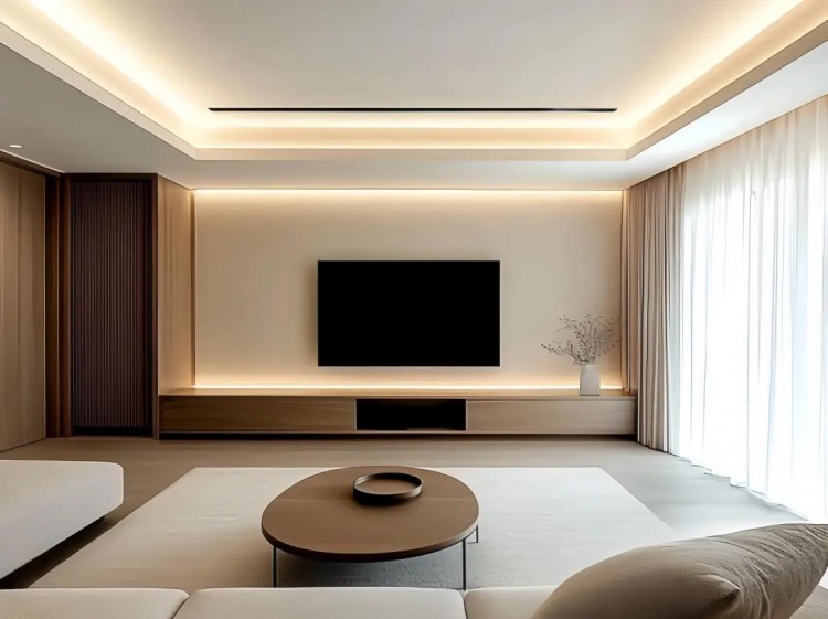 現代中古三居室裝修效果圖