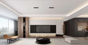 現代簡約三居室客廳裝修效果圖1