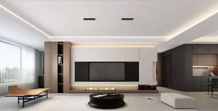 現(xiàn)代簡(jiǎn)約三居室裝修效果圖