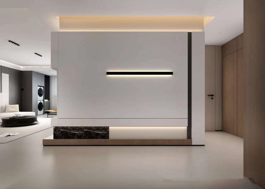 現代簡約三居室玄關裝修效果圖