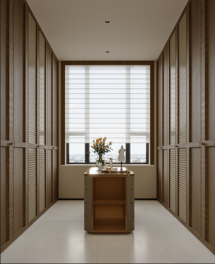 宋氏美學三居室衣帽間裝修效果圖 (2)