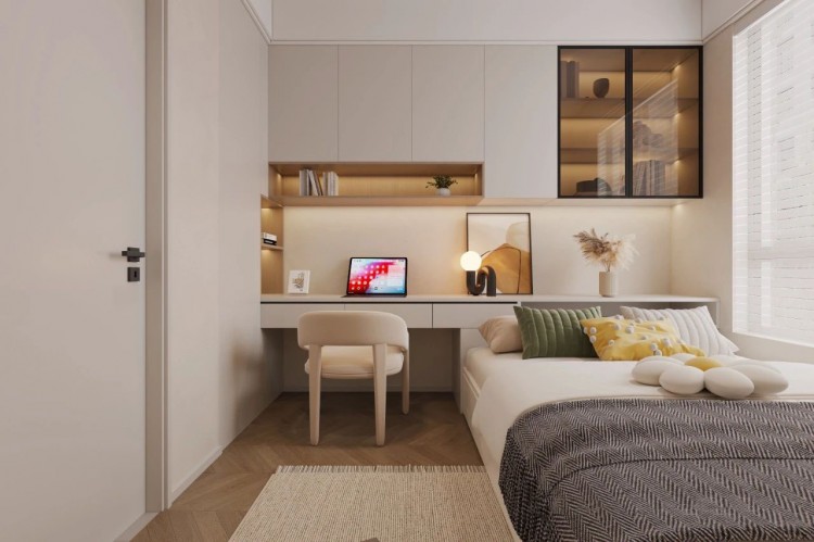 現代簡約兩居室兒童房裝修效果圖