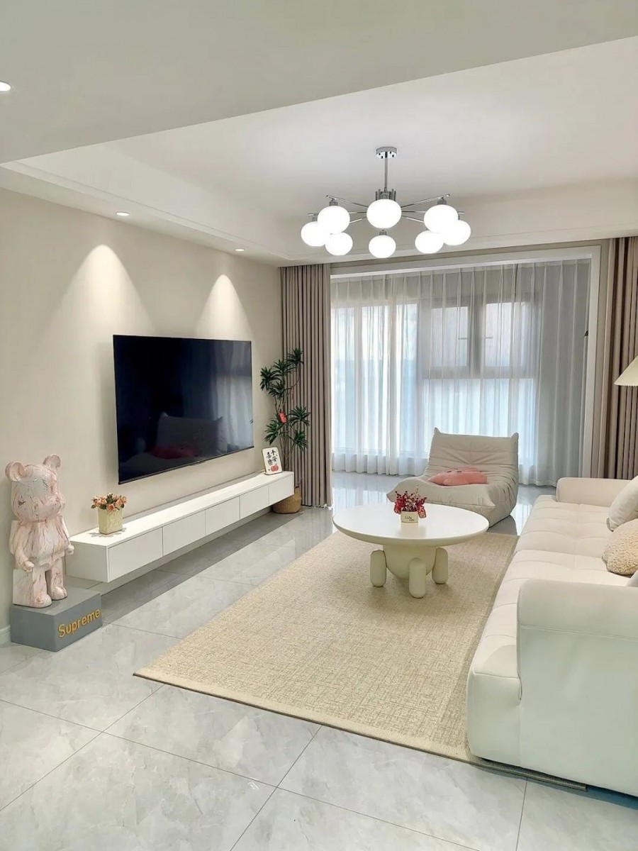 現代簡約兩居室裝修效果圖