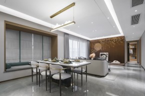 中式四居室裝修餐廳效果圖