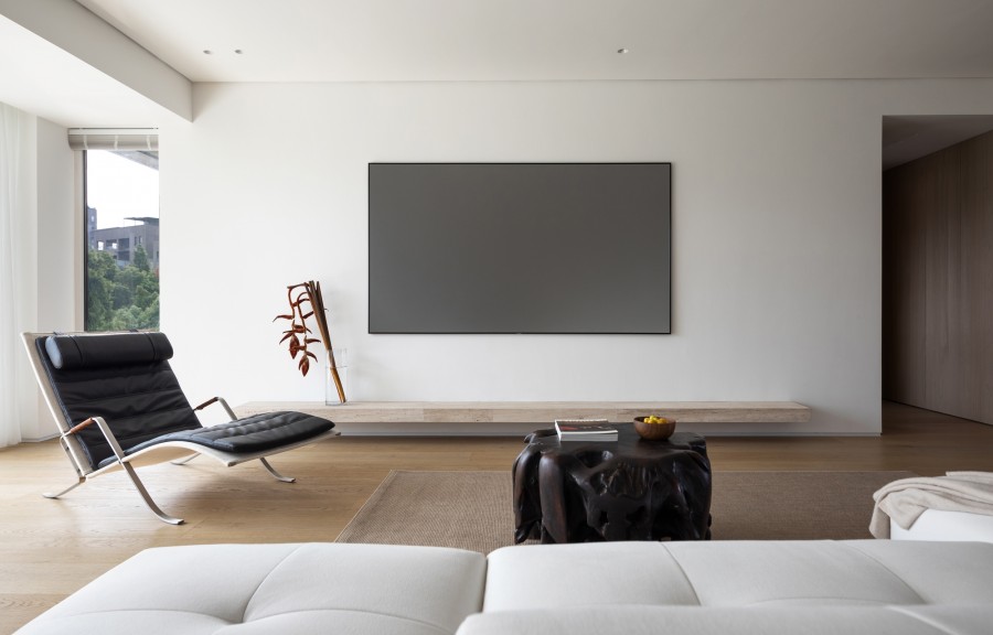 現(xiàn)代極簡(jiǎn)風(fēng)三居室裝修效果圖