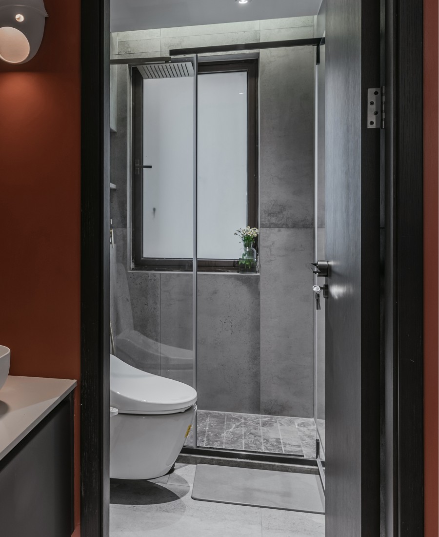 現代簡約小戶型裝修衛生間效果圖