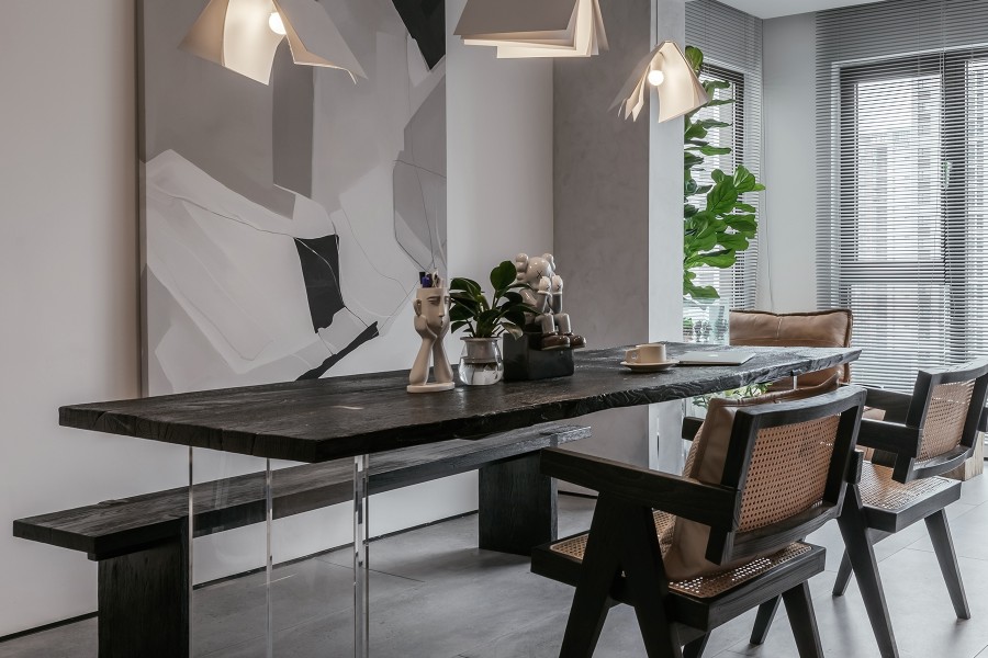 現代簡約小戶型裝修餐廳效果圖