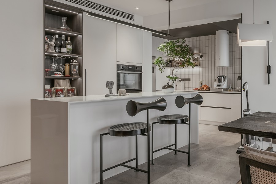 現代簡約小戶型裝修吧臺效果圖