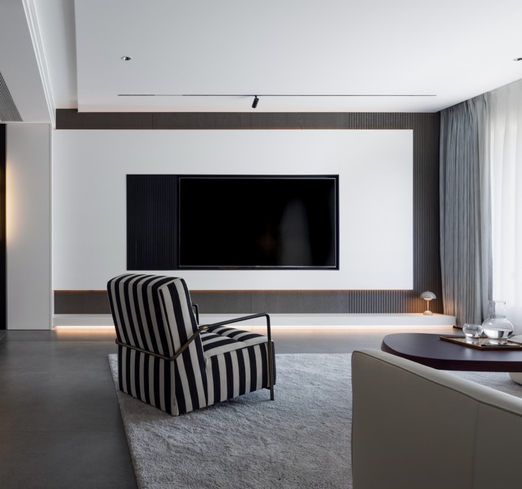 現代簡約三居室裝修效果圖