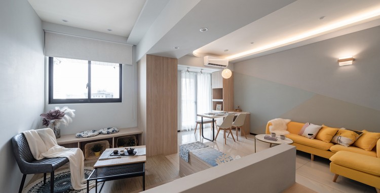 現代簡約小戶型客廳裝修效果圖