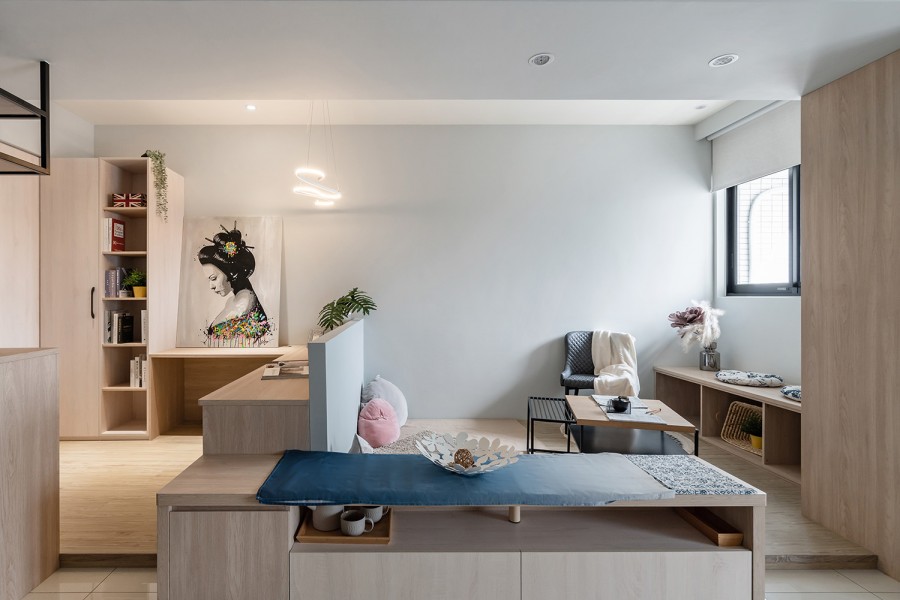 現代簡約小戶型書房裝修效果圖