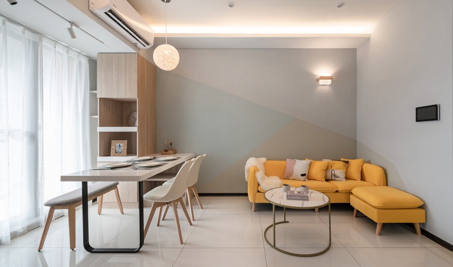 現代簡約小戶型客廳裝修效果圖