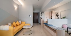 現代簡約小戶型客廳裝修效果圖