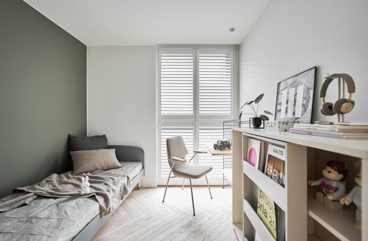 北歐風兩居室兒童房裝修效果圖