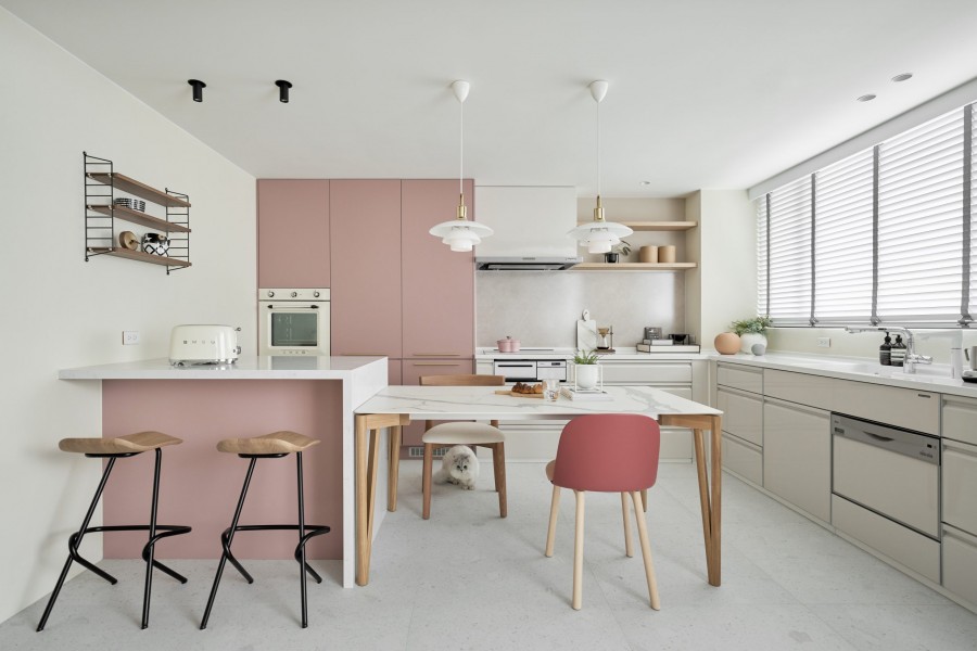 北歐風兩居室廚房裝修效果圖