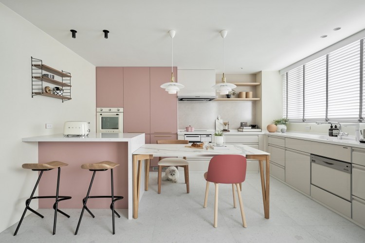 北歐風兩居室廚房裝修效果圖