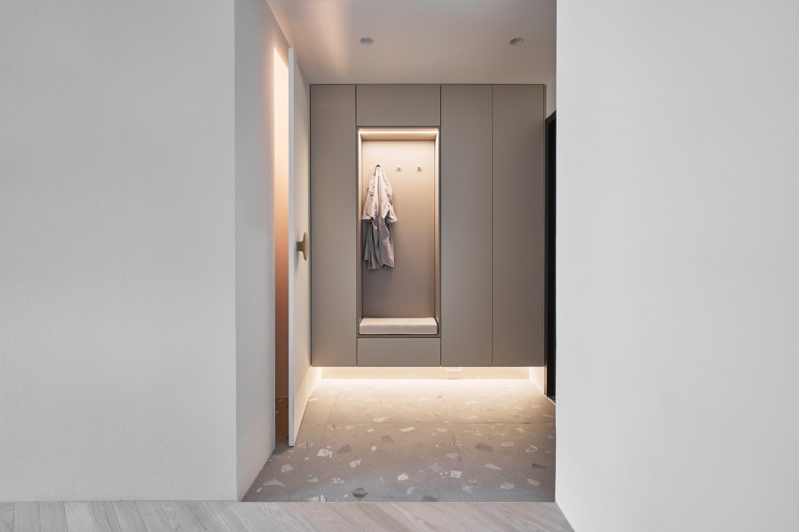 北歐風兩居室玄關裝修效果圖