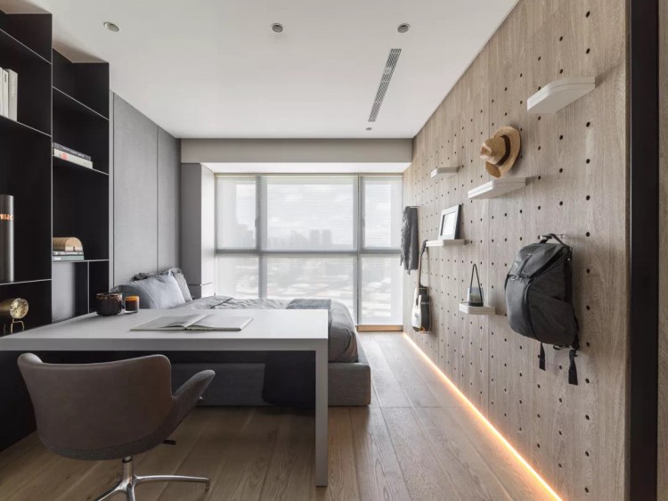 現代簡約大平層三居室兒童房裝修效果圖