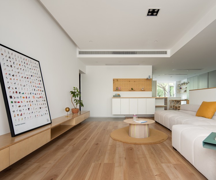 原木風大平層裝修效果圖