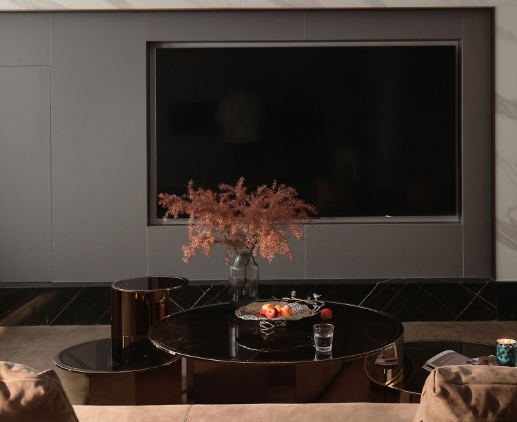 輕法式別墅客廳裝修效果圖