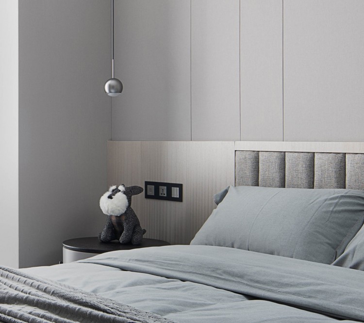 現(xiàn)代簡(jiǎn)約復(fù)式臥室裝修效果圖