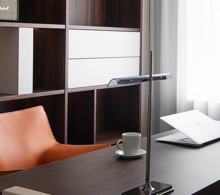 現代簡約復式書房裝修效果圖