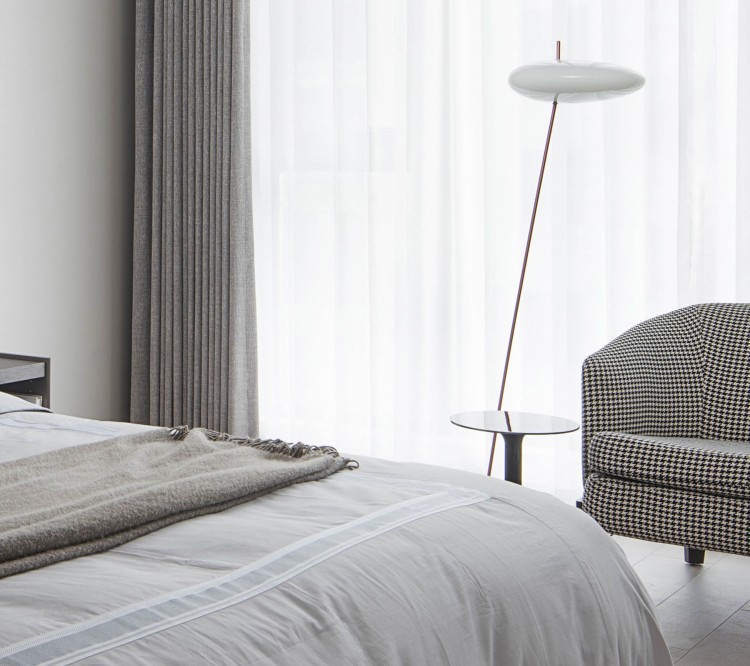 現代簡約復式臥室裝修效果圖