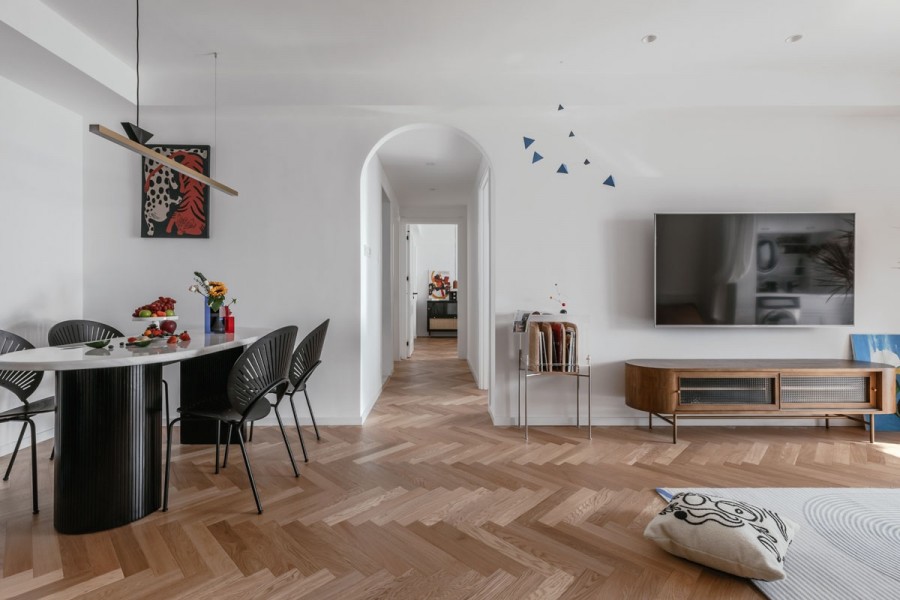 北歐風兩居室客廳裝修效果圖