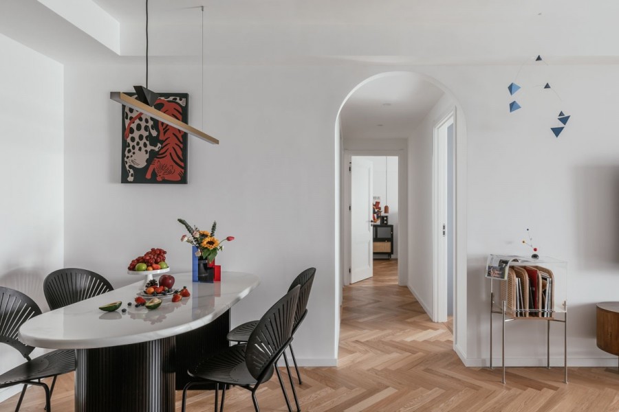 北歐風兩居室餐廳裝修效果圖