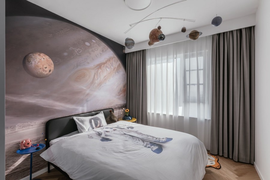 北歐風兩居室臥室裝修效果圖