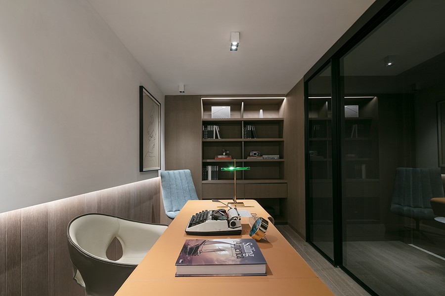 現代簡約風書房裝修效果圖